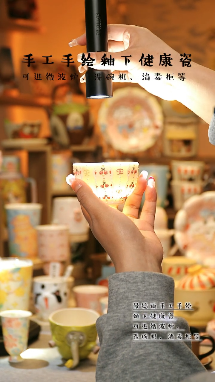 【闪购商品】杯景德镇高温釉下彩&A526