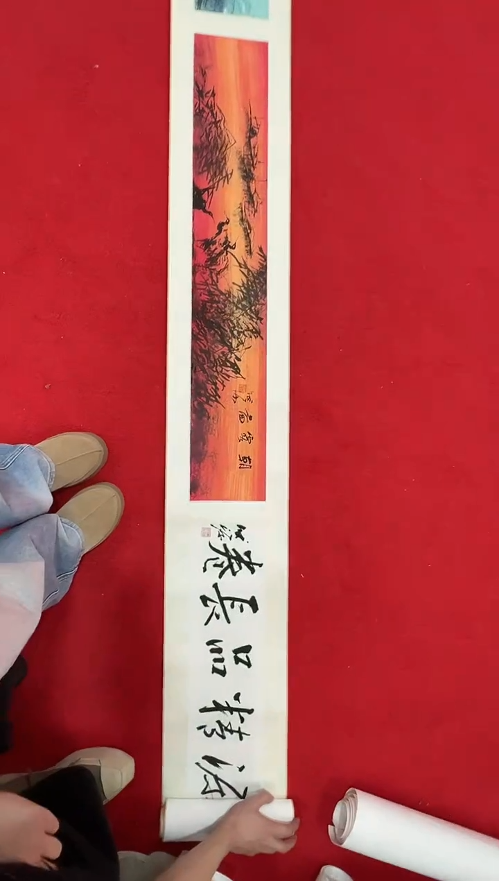 【闪购商品】绘画陈发源-国画-7彩长卷-02