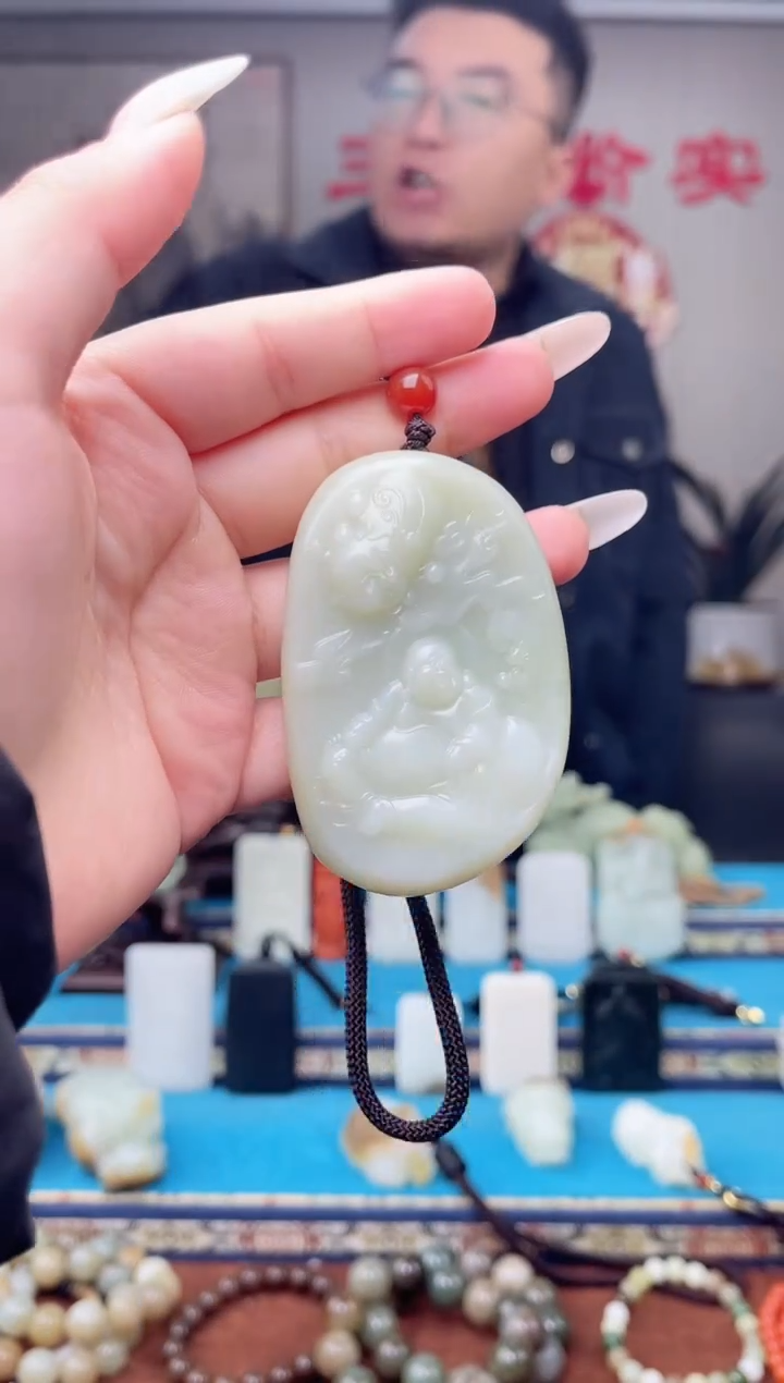 【闪购商品】和田玉挂件未镶嵌1