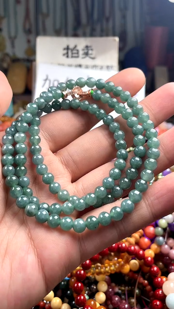 【闪购商品】翡翠手链未镶嵌(一物一件)144677