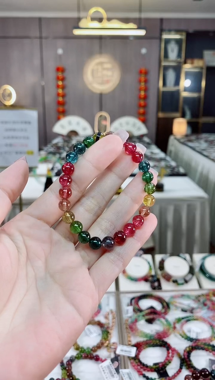 【闪购商品】碧玺单圈手串7mm+未镶嵌（多样性发一条）hon