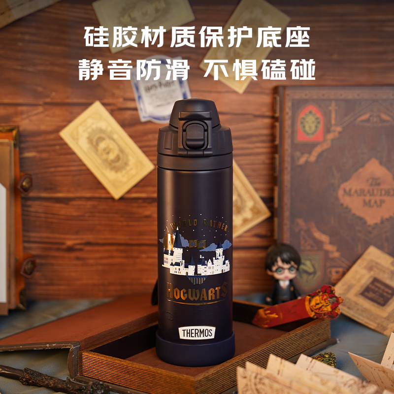 膳魔师哈利波特檀健次同款保温杯1000ml大容量水杯便携杯子TCFD