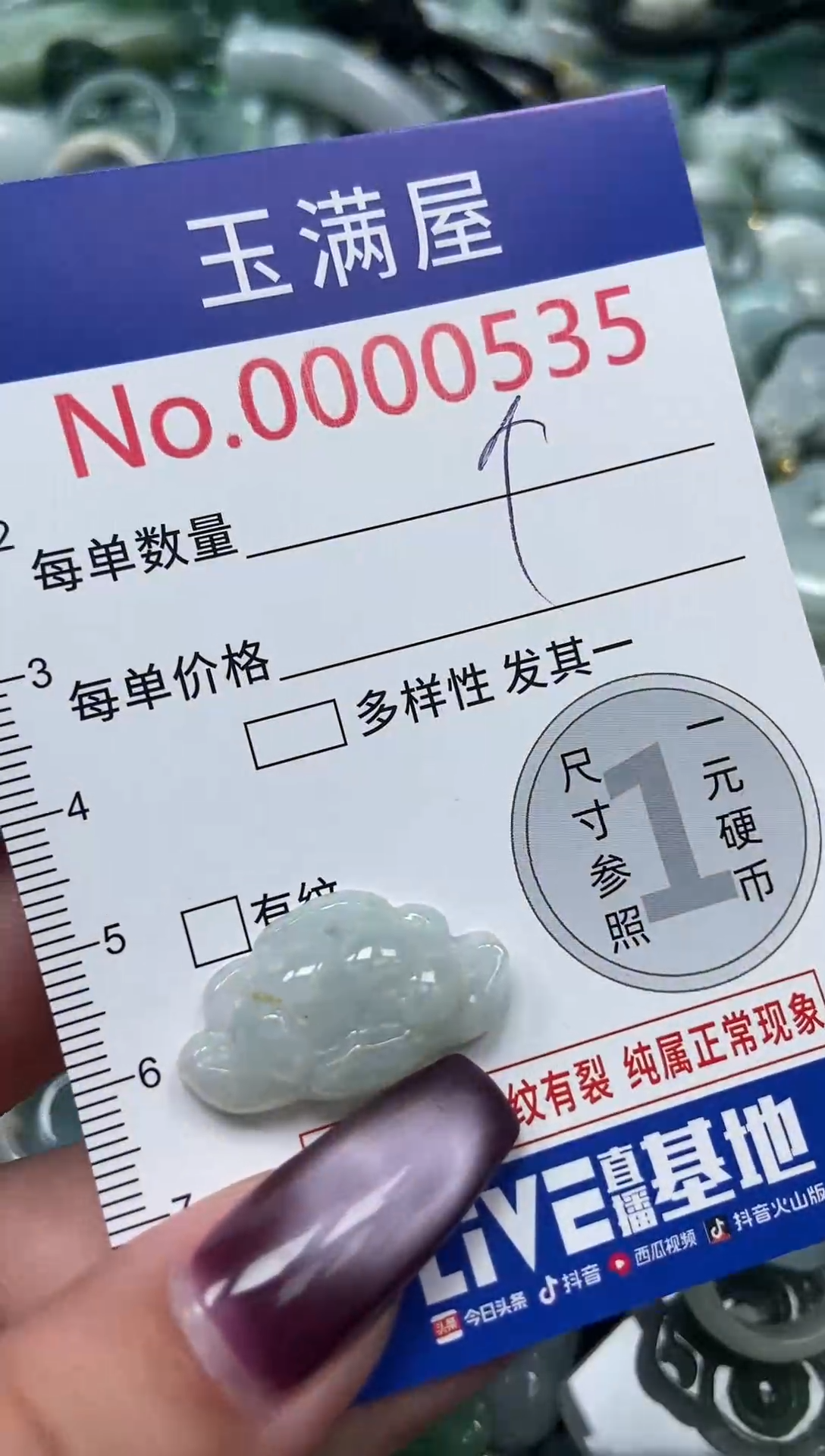 颈饰未镶嵌翡翠535