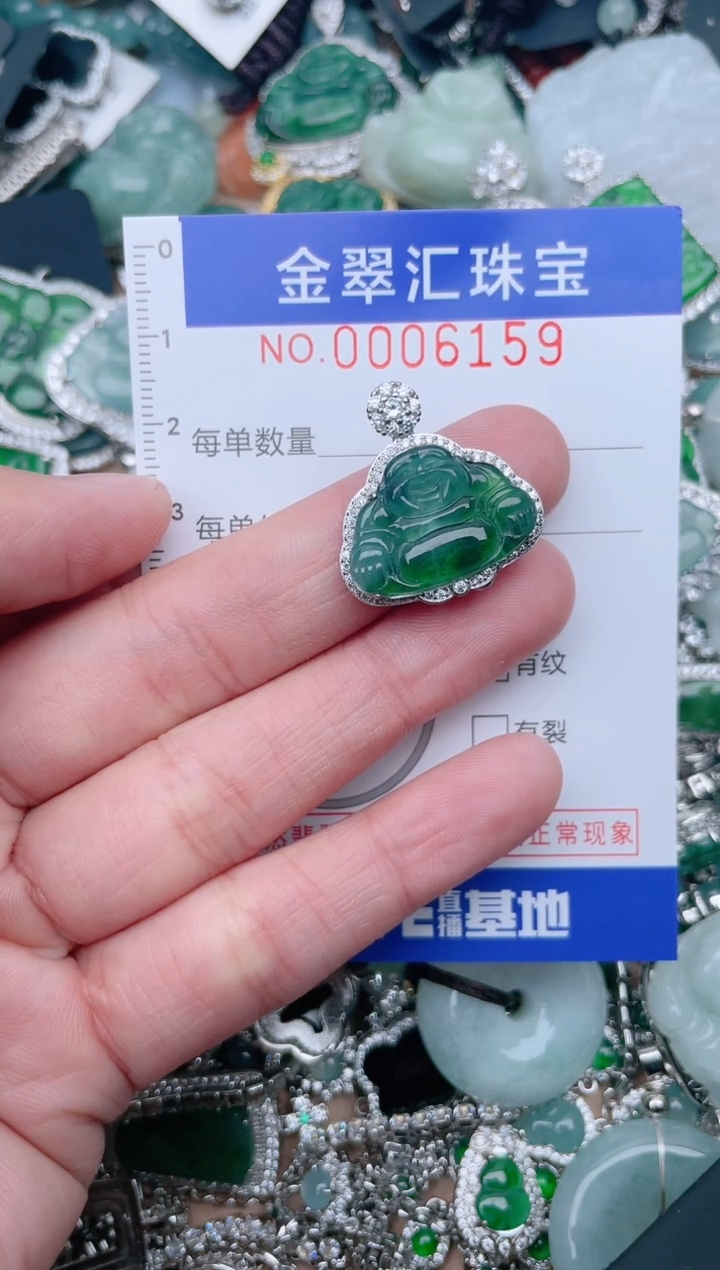 【闪购商品】翡翠颈饰未镶嵌6159...1