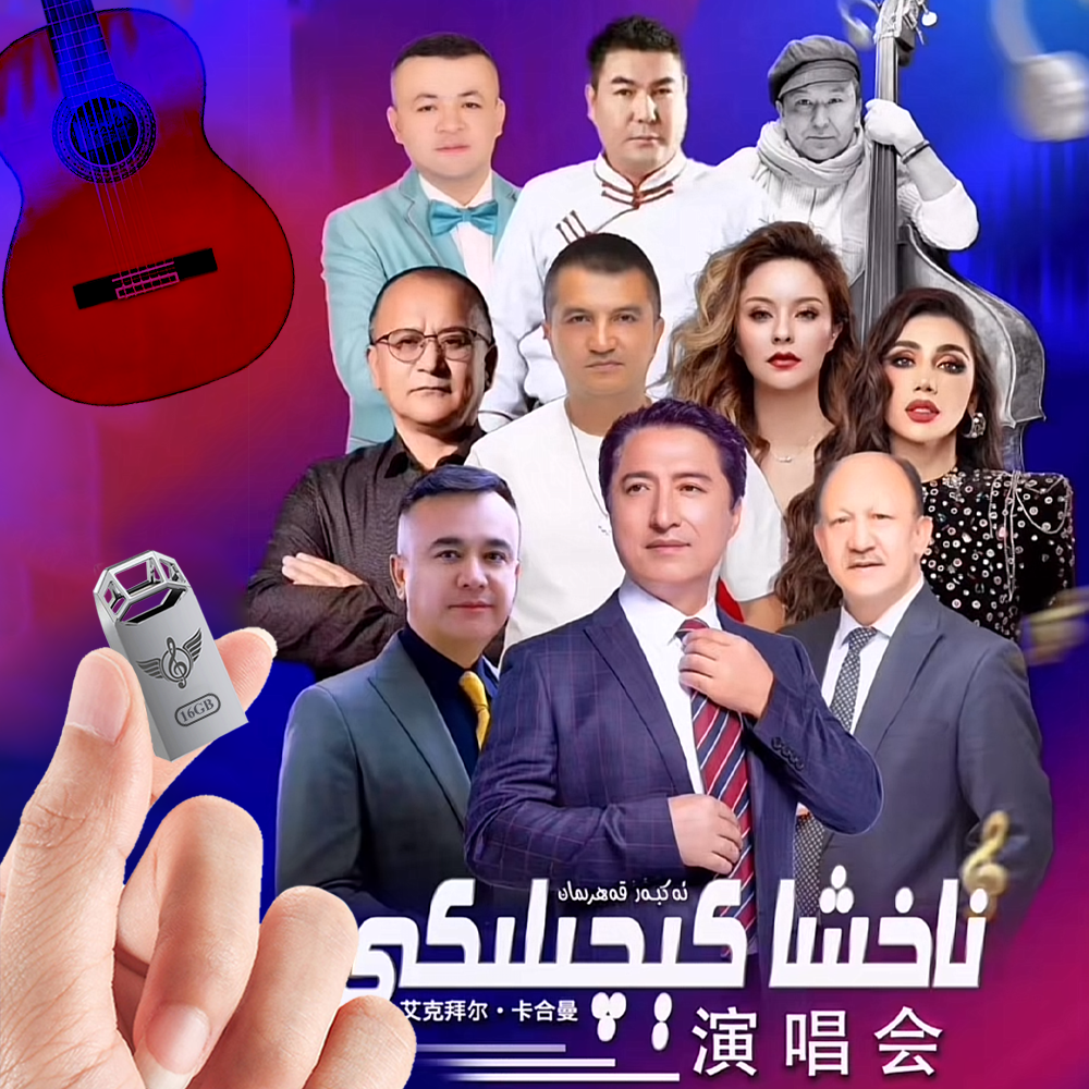 艾克拜尔卡合曼最新演唱会，100首视频歌曲