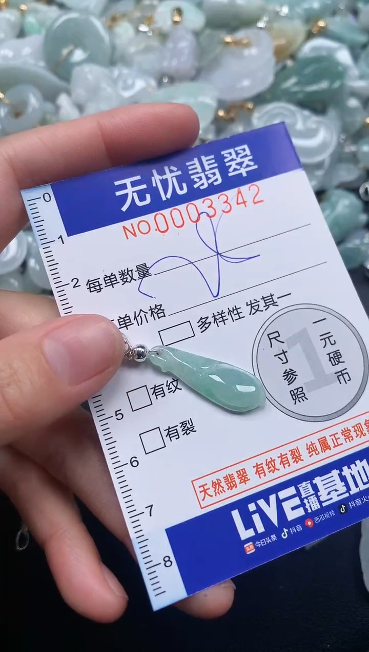 颈饰未镶嵌翡翠3342