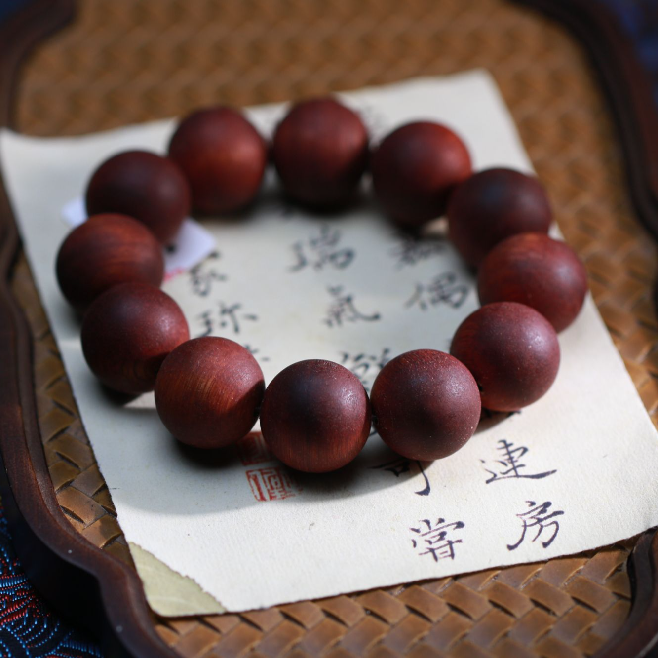 【曹总文玩】沉香木串（多样性发其一)SG198