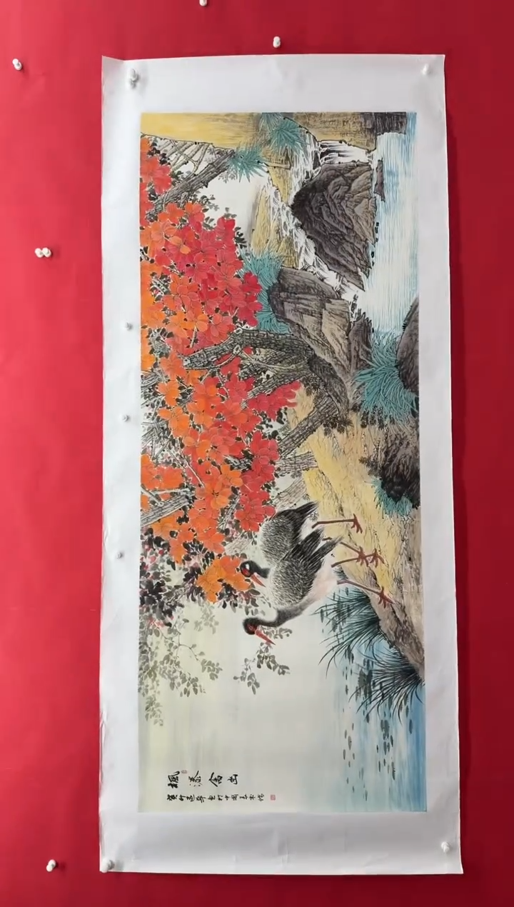 国画画家陆远华纯手绘原作