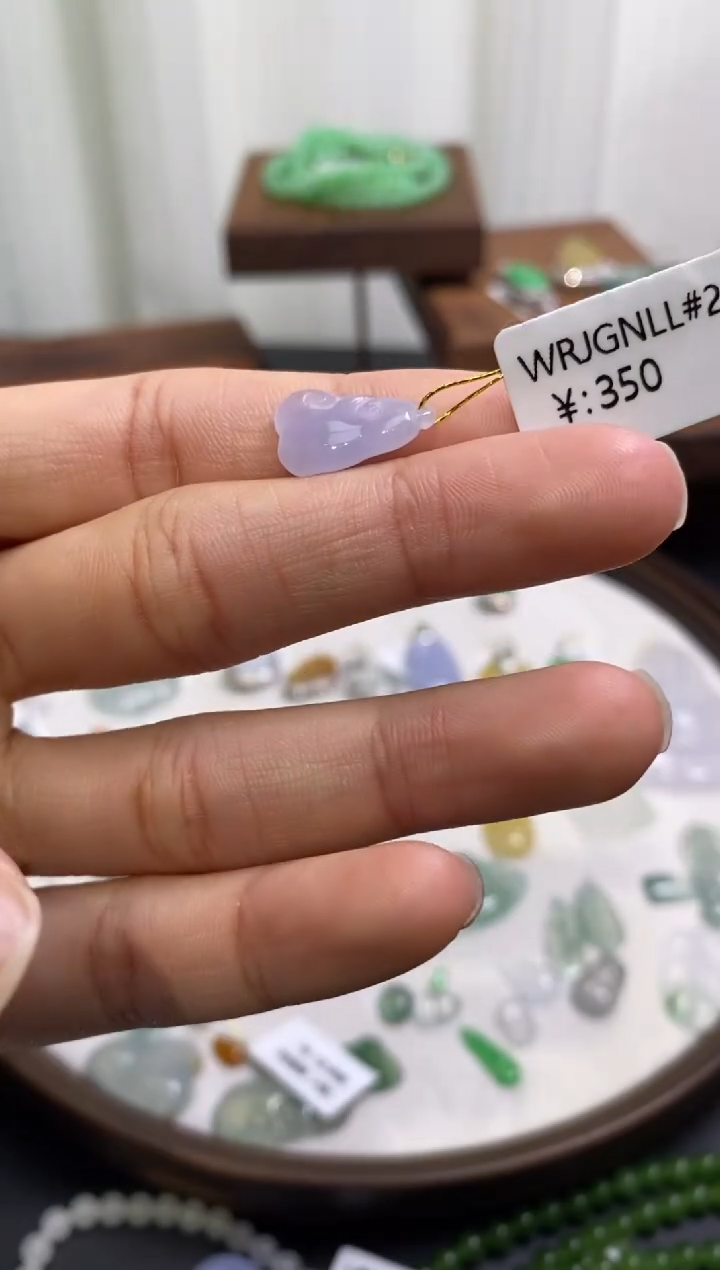 【闪购商品】翡翠颈饰未镶嵌如意