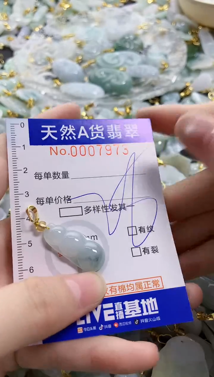 颈饰未镶嵌翡翠天然A货翡翠