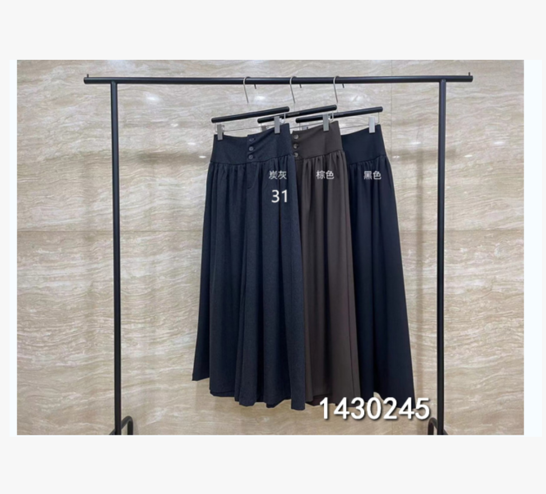 小妳XiaoNi———（冬款三扣休闲阔腿裤1430245）