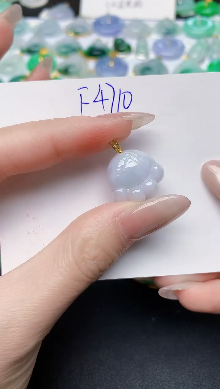 颈饰未镶嵌翡翠天然缅甸A货翡翠百元以上9元证书费自理