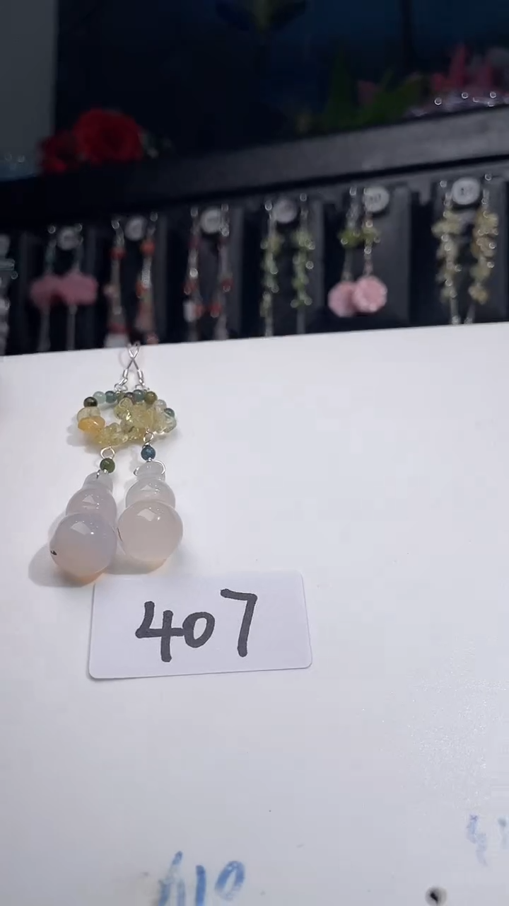 银S925镶嵌耳饰紫晶喜欢拍