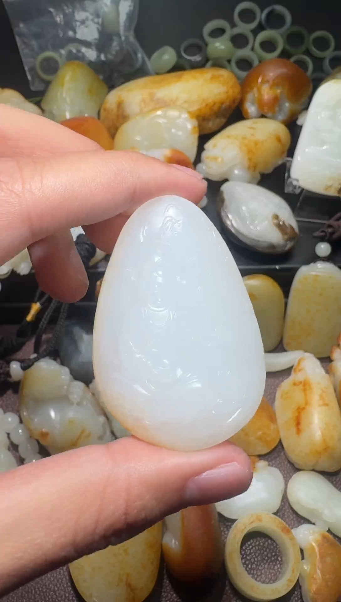 未镶嵌和田玉（子料）挂件和田玉