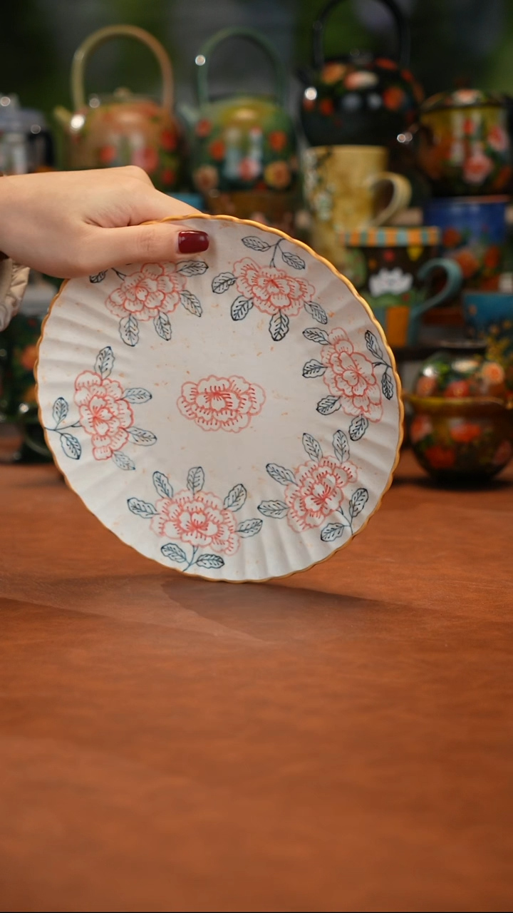 陶瓷油画手绘釉下彩