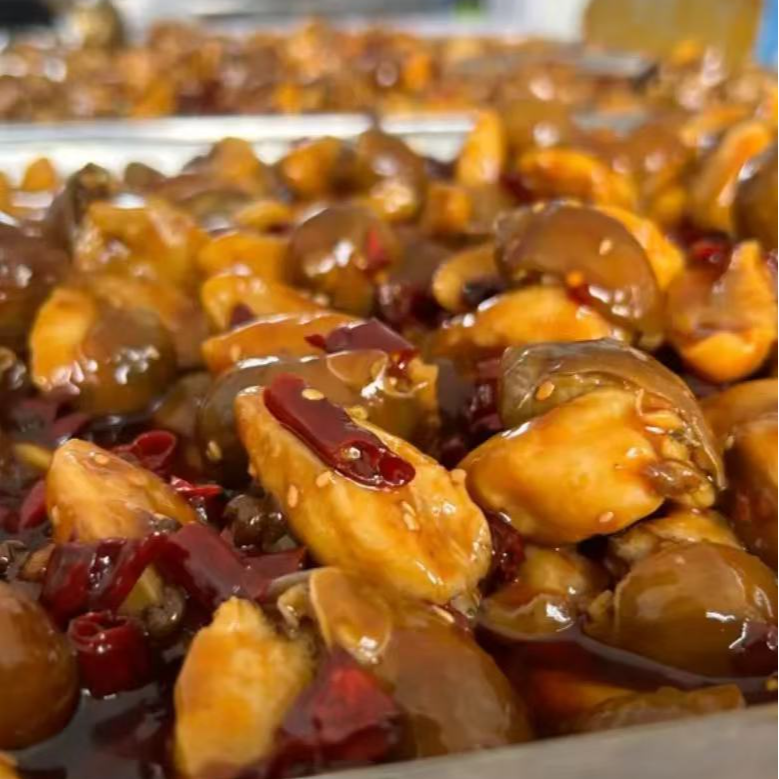 迷你辣炒小鲍螺500g/桶麻辣老婆脚渤海湾特产深海鲍鱼螺福利品