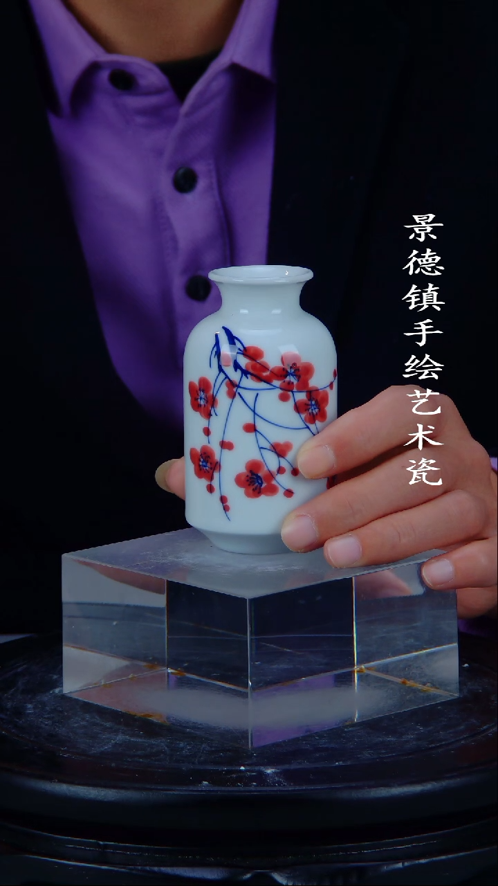 摆件陶瓷景德镇手工手绘陶瓷摆件9