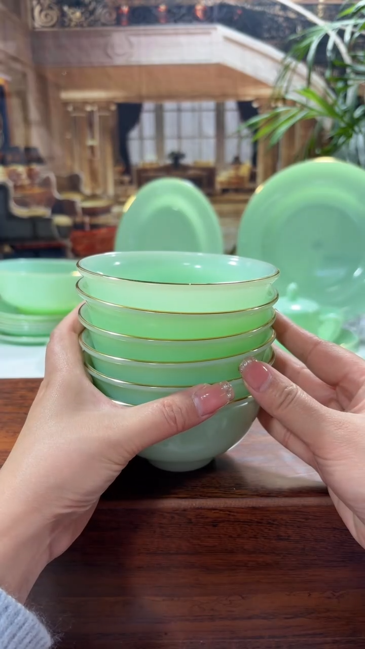 【闪购商品】... 4.5英寸玉瓷碗6个口径11.5厘米 