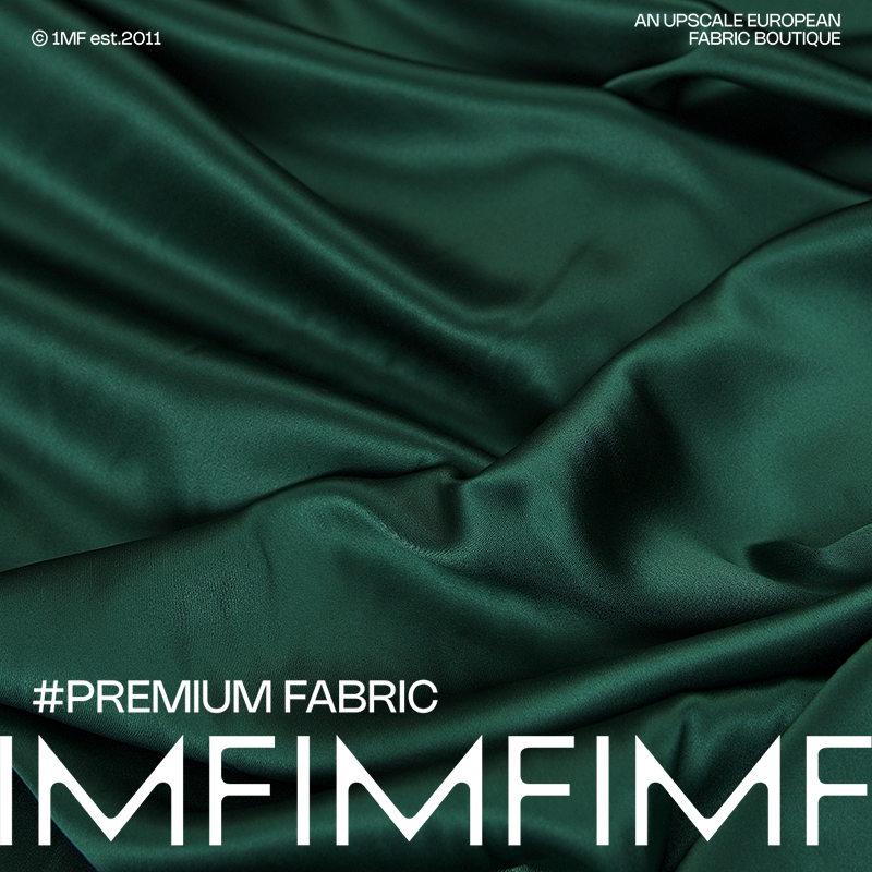 行云流水 30姆米重缎重磅真丝缎素绉缎连衣裙软垂面料 幅宽155cm