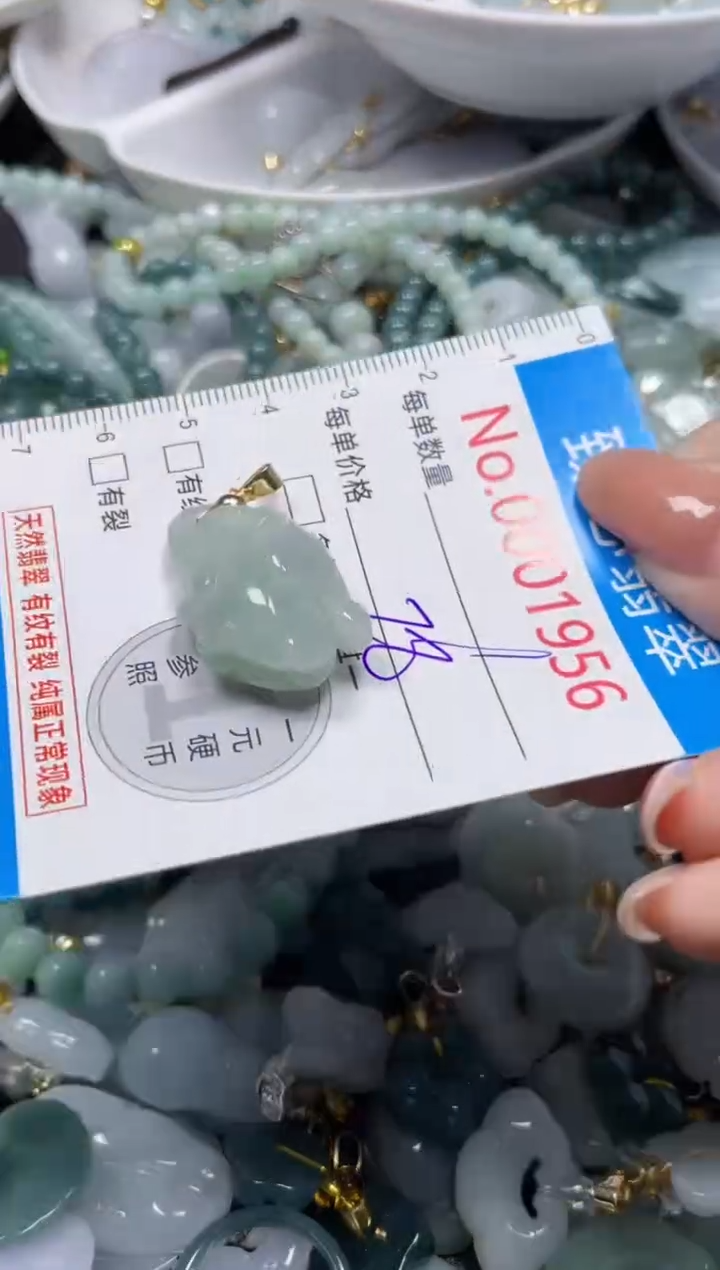 颈饰未镶嵌翡翠1956