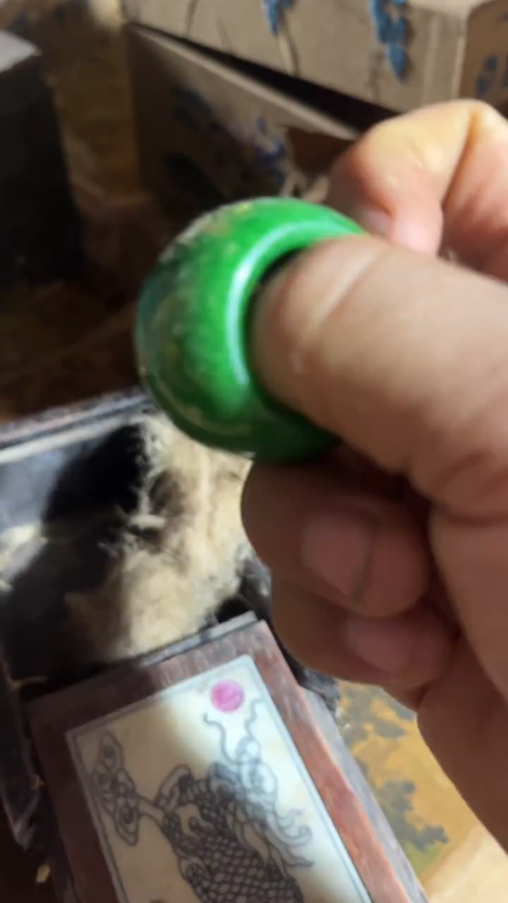 香榧木1个弧形扳指链接