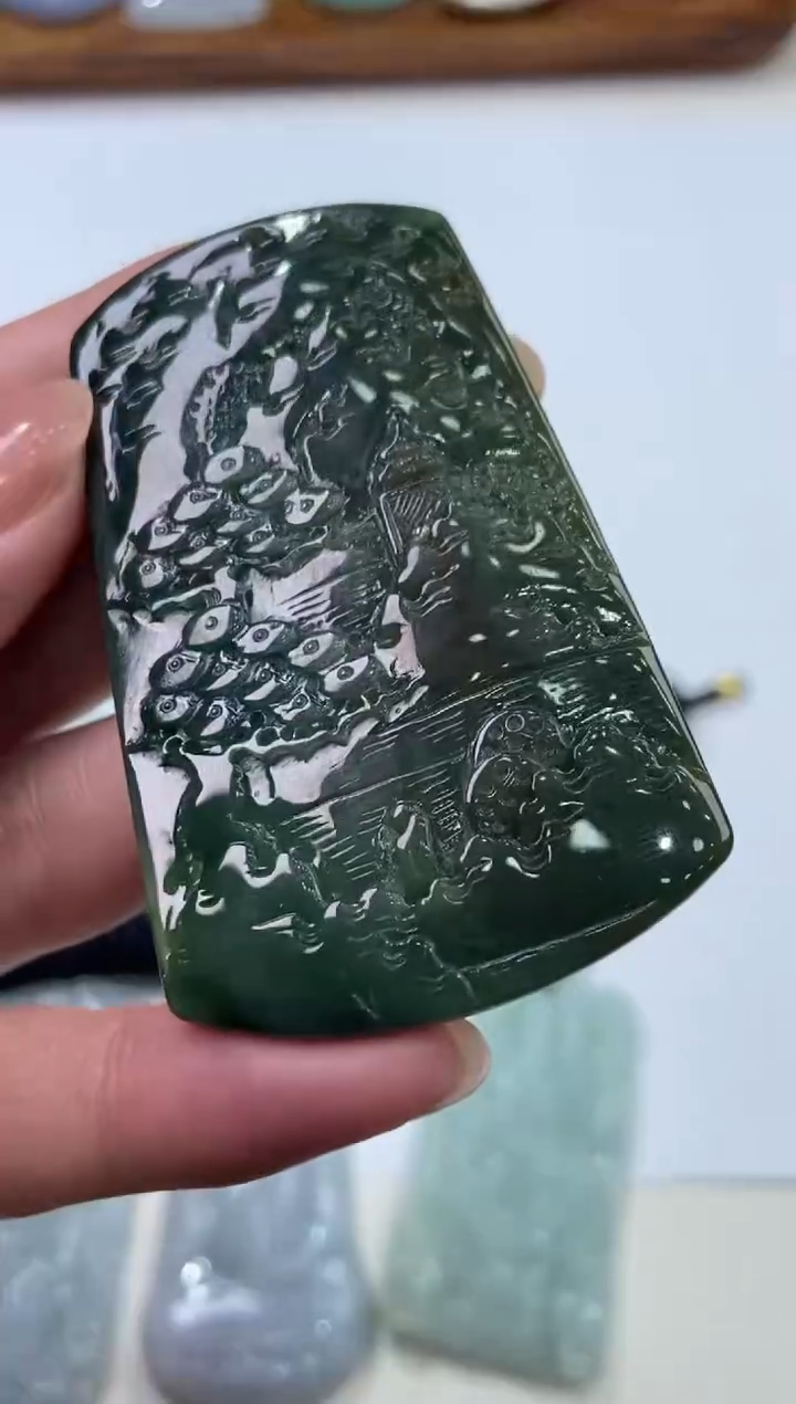 【闪购商品】翡翠未镶嵌挂件2207666  