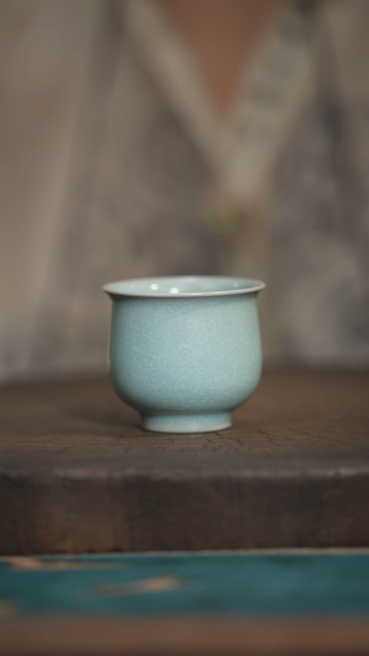 冰花炉式杯-无底款微瑕福利-眉