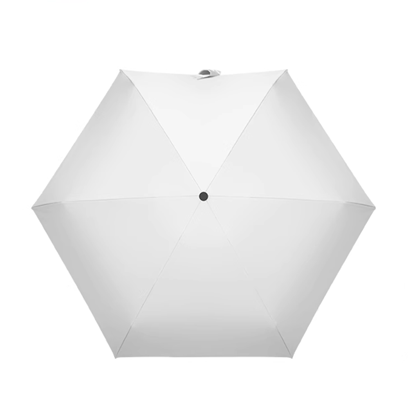 手动晴雨两用伸缩手柄太阳伞黑胶五折叠小巧便携E693