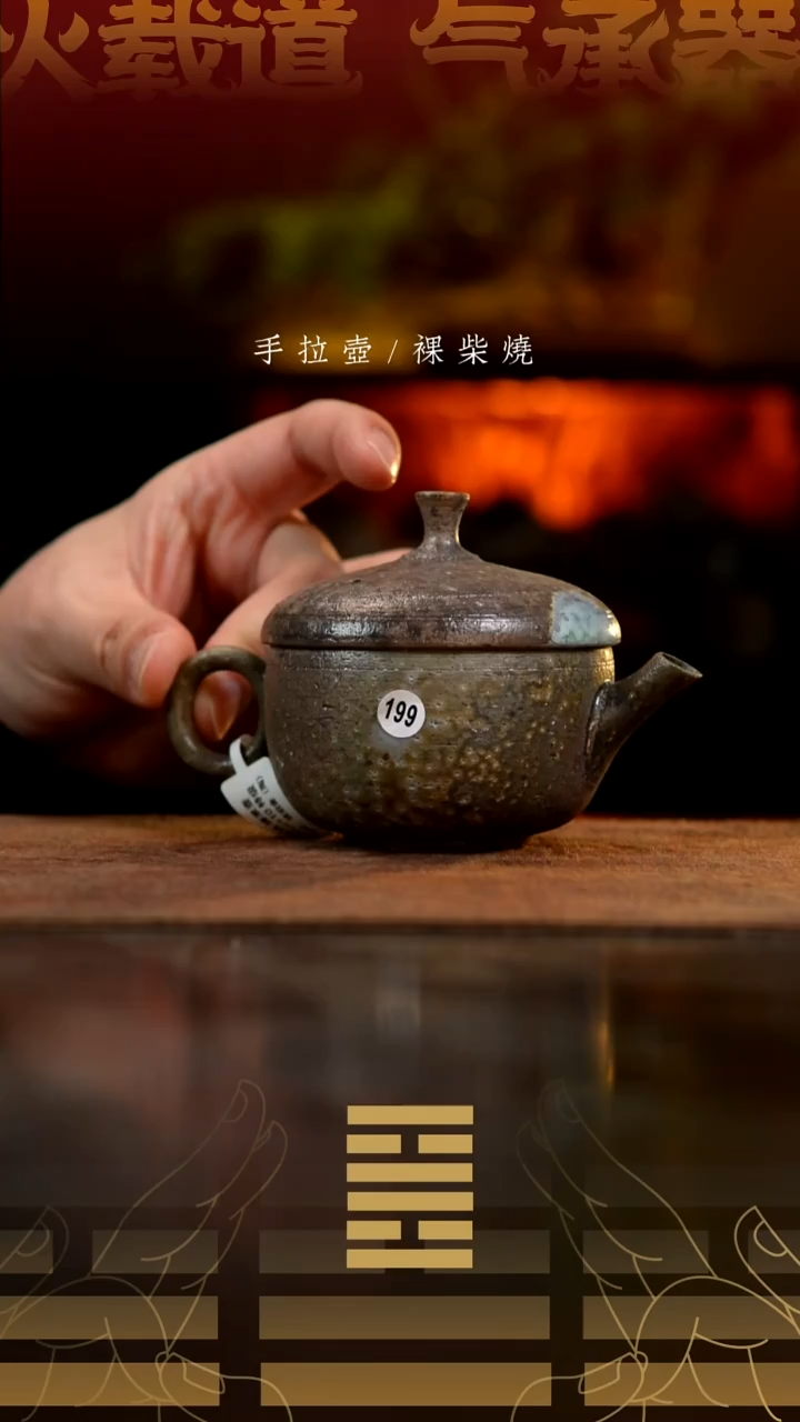 夸烧柴烧橡果壶199