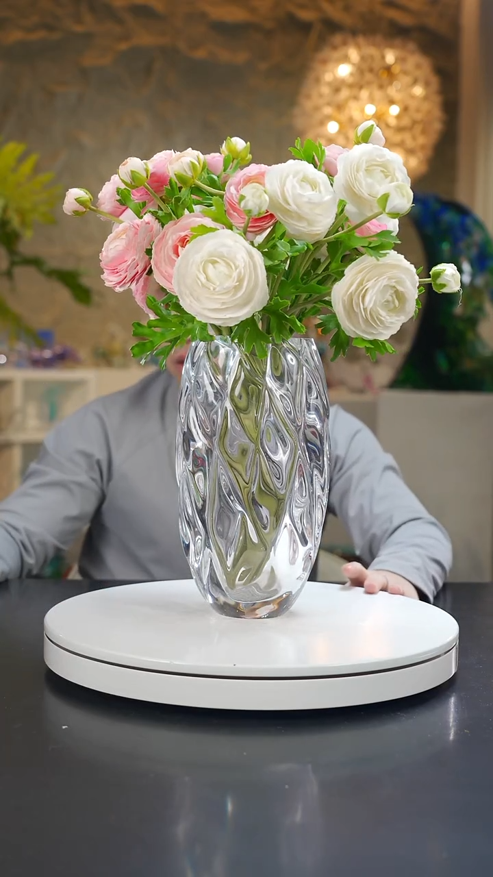 手工艺品琉璃净色设计款花器