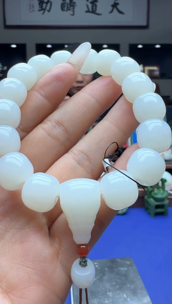 【闪购商品】和田玉手串未镶嵌yjk13