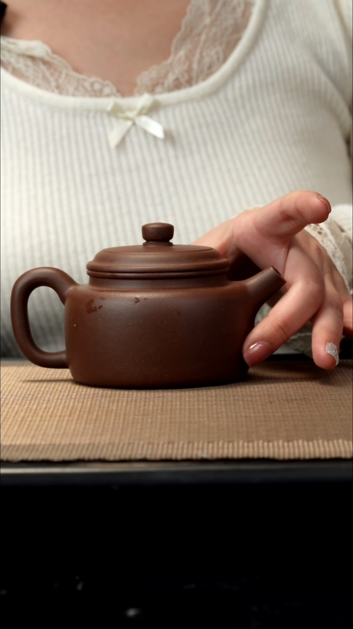 紫砂茶盏朱泥德钟220CC