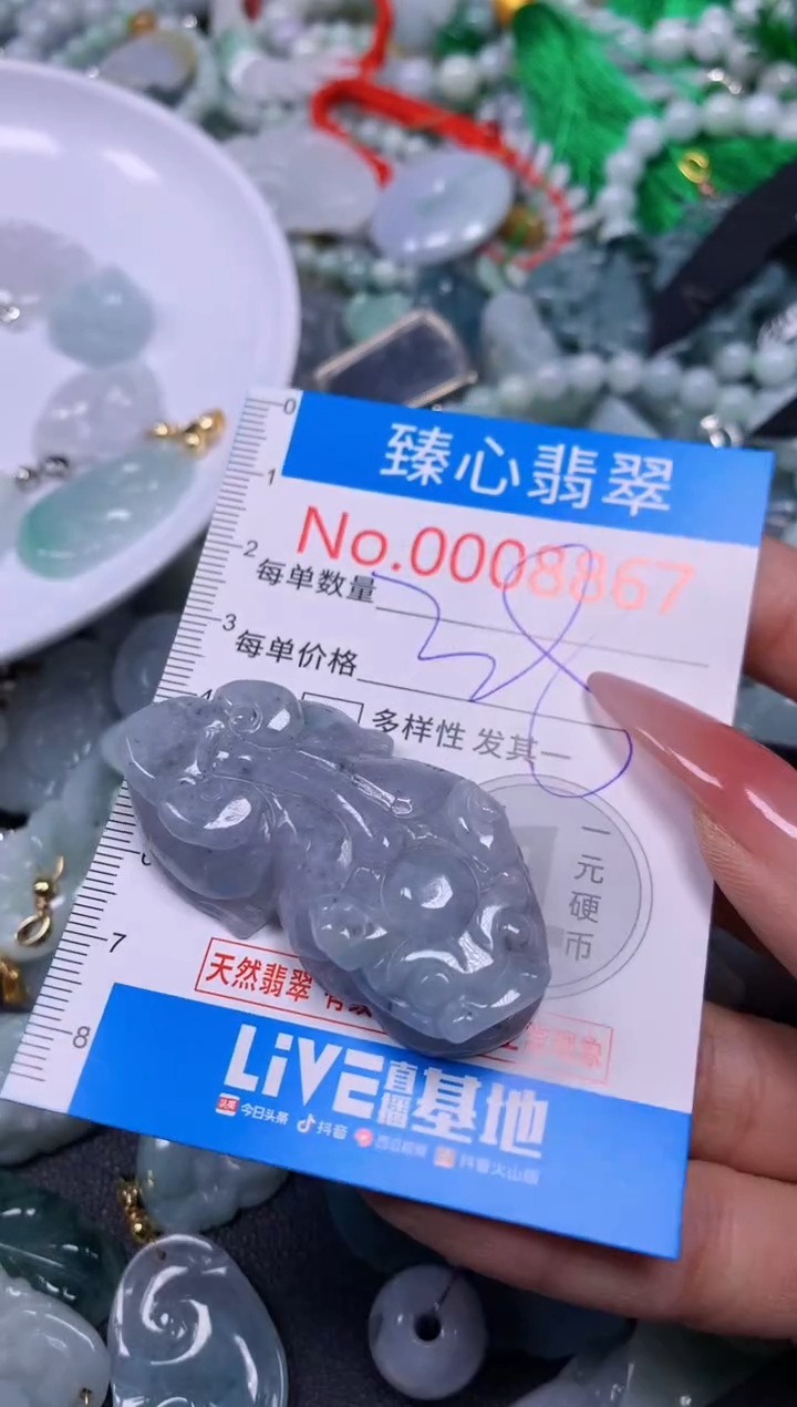 【闪购商品】翡翠颈饰未镶嵌含绳0008867