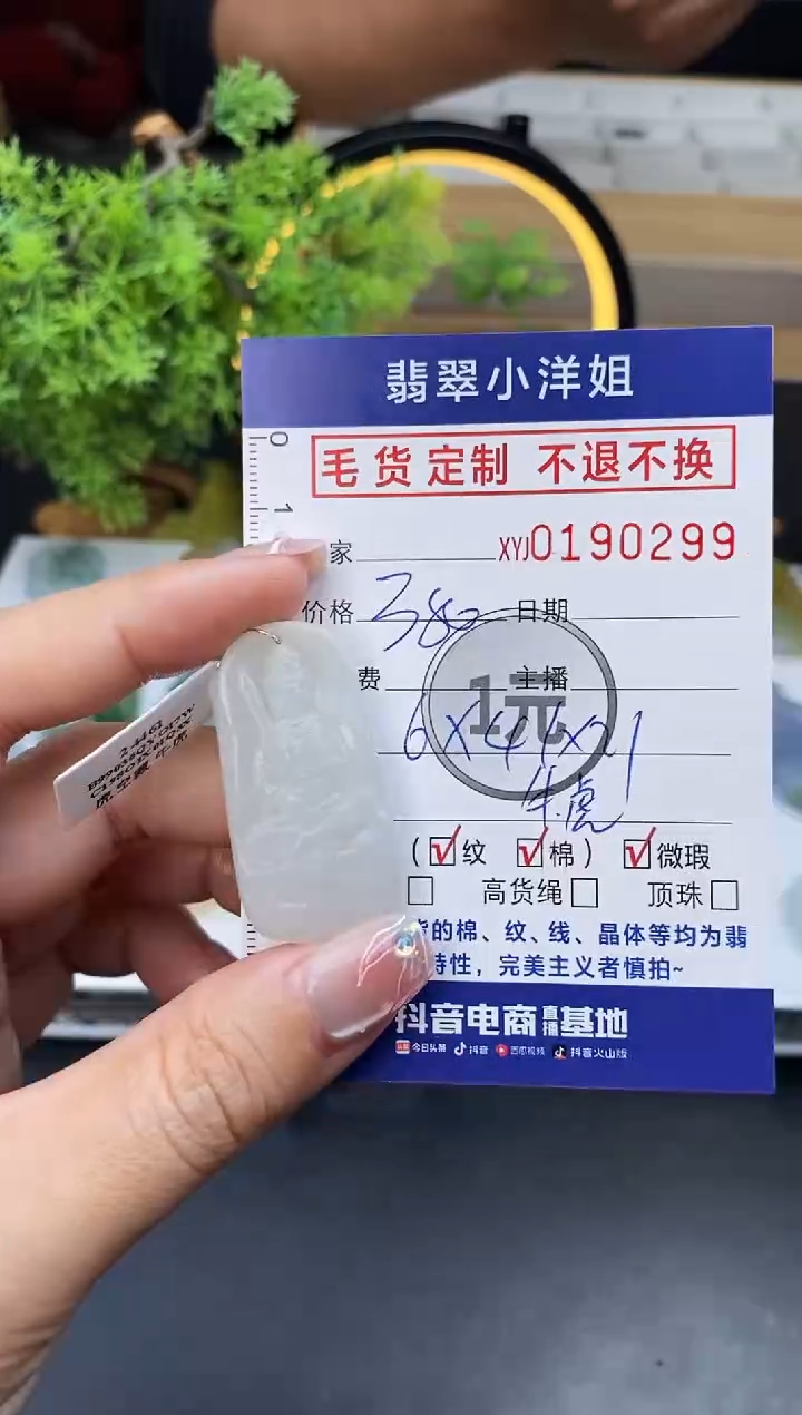 【闪购商品】定制翡翠未镶嵌毛货商品 不退换/0299