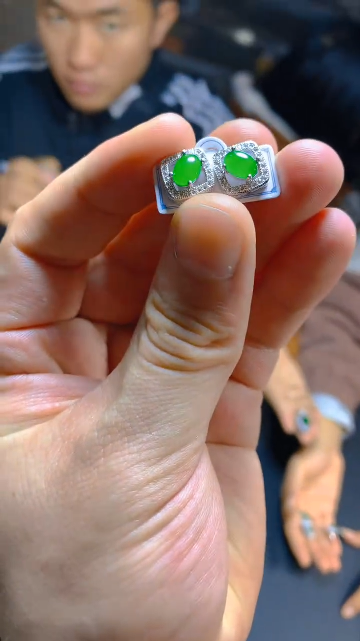 【闪购商品】翡翠耳饰合金0917514456多样性发一