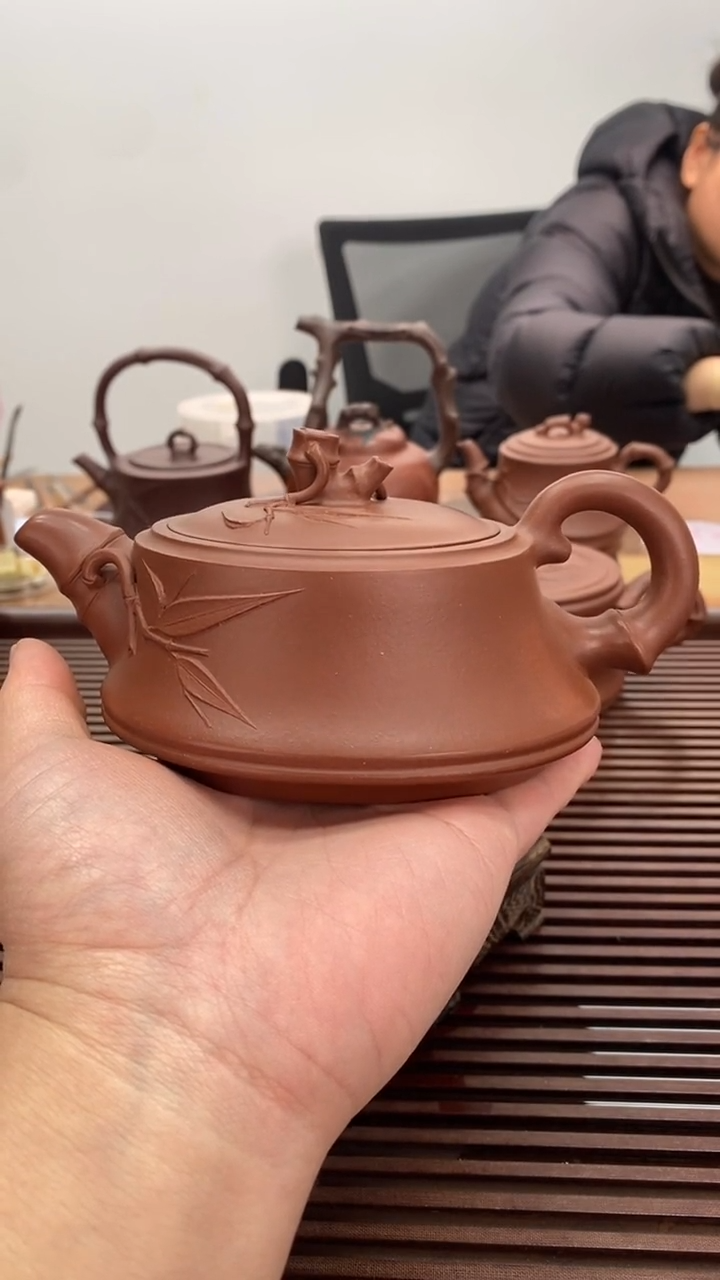 茶壶紫砂福利260毫升一品竹段