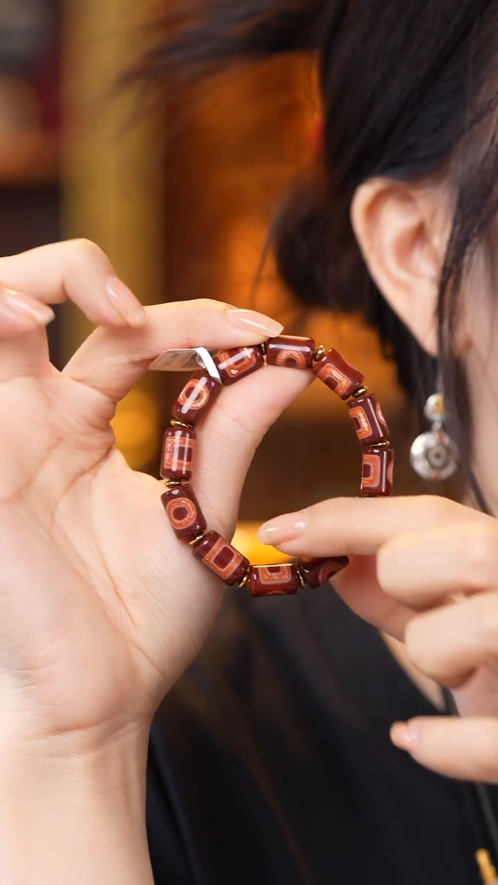 玛瑙/玉髓颈饰未镶嵌Z31746多样性发其一手串