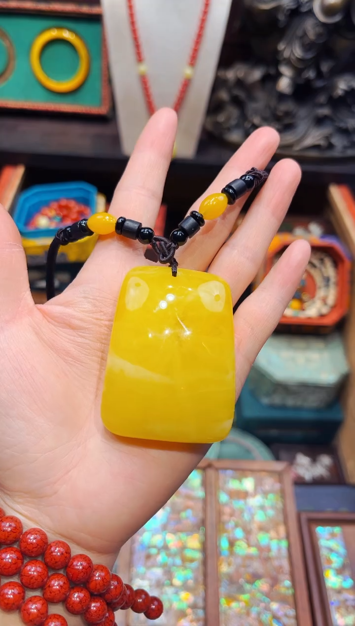 【闪购商品】蜜蜡裸石未镶嵌666666欣妹专属精选链接a