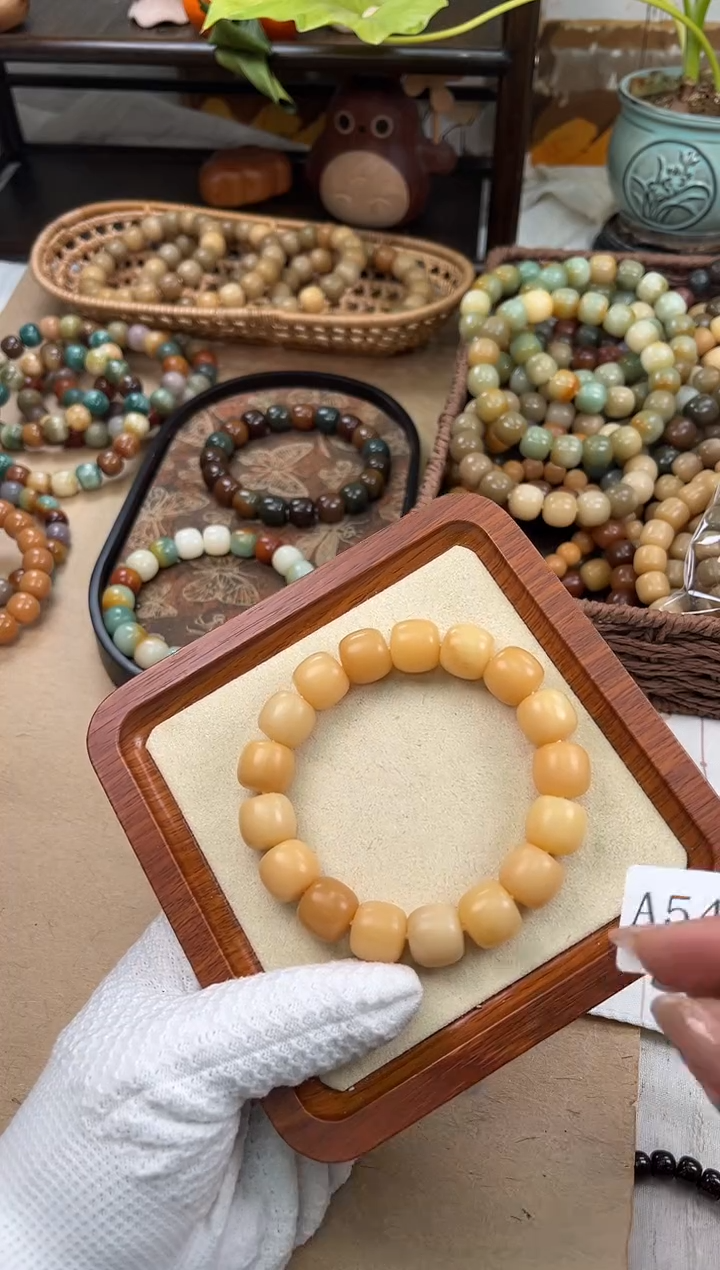 手串菩提根/象牙果a546 卡15 干磨落地果微瑕