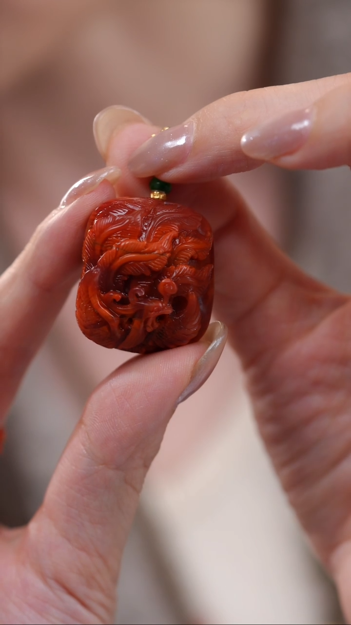 颈饰未镶嵌南红玛瑙#****麻15