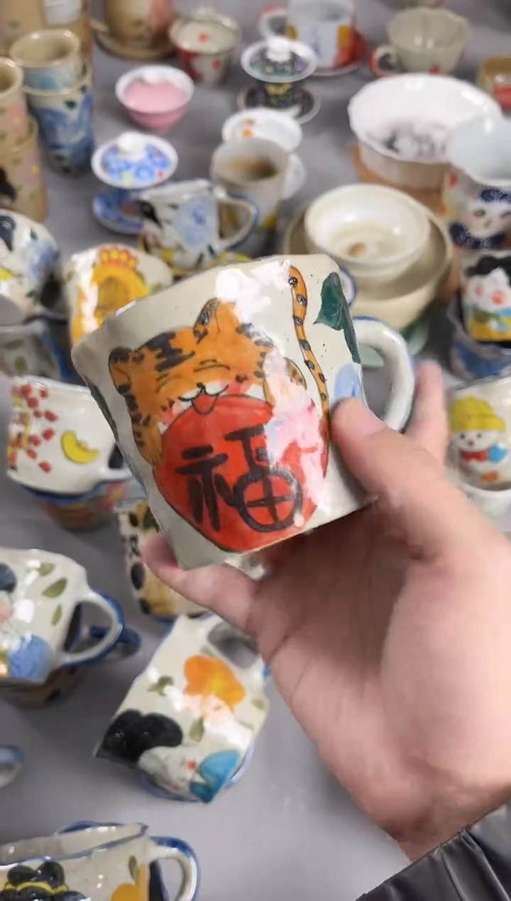 【闪购商品】瓷片景德镇手绘高温陶瓷