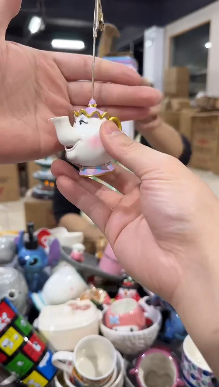 瓷片茶壶太太名片夹