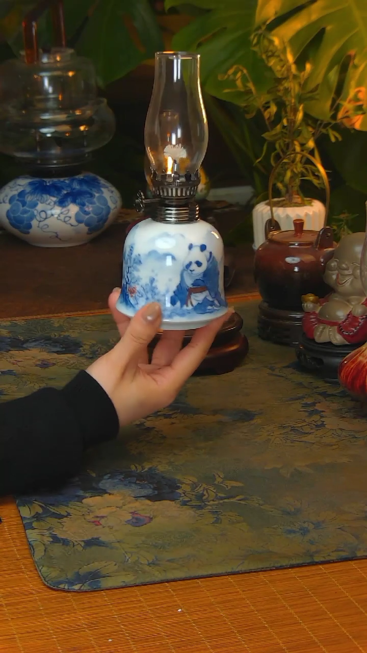 【闪购商品】景德镇陶瓷手工灯摆件