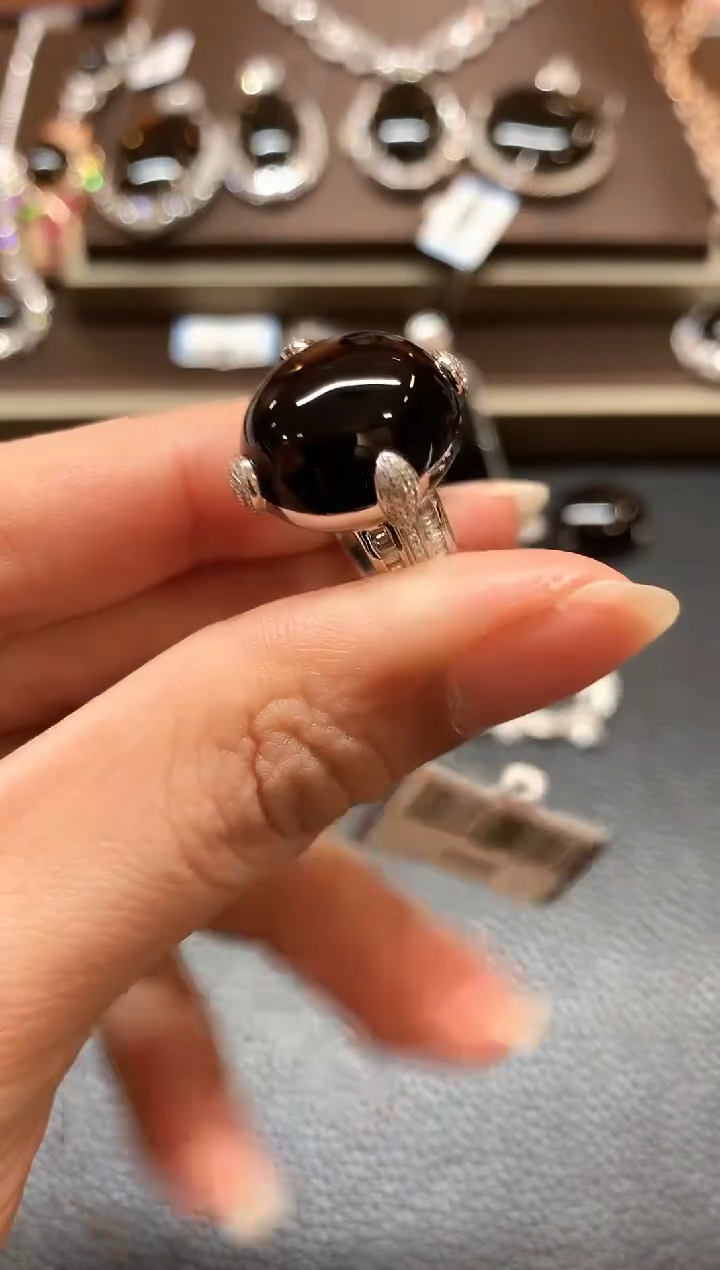 【闪购商品】翡翠戒指18K金镶嵌b172不退换