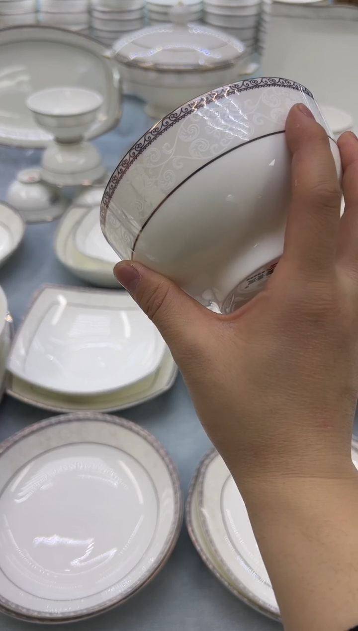 骨瓷玲珑5奥6个 