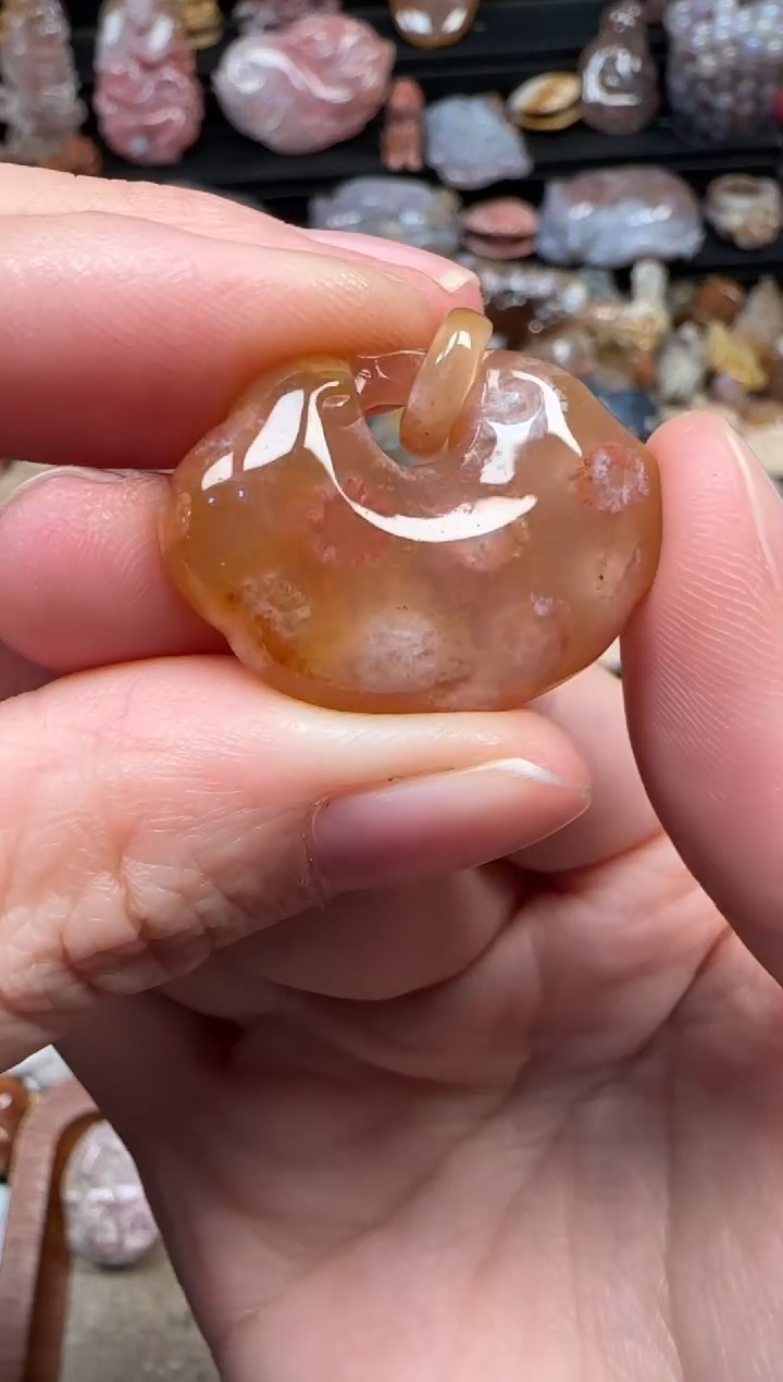 颈饰未镶嵌硅化珊瑚（珊瑚玉）910