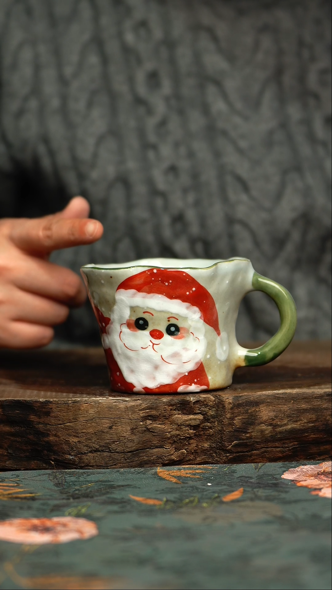 【闪购商品】杯釉下彩手工手绘同款陶器