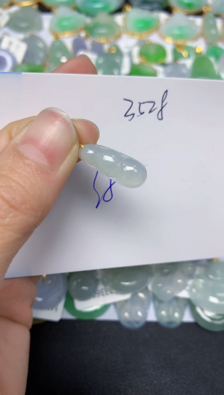 【闪购商品】翡翠颈饰18K金镶嵌天然翡翠A货