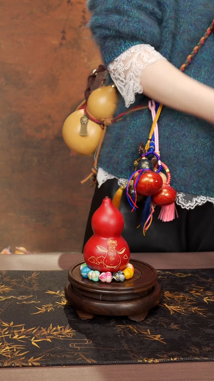 125 --精品大漆酒葫芦-----58