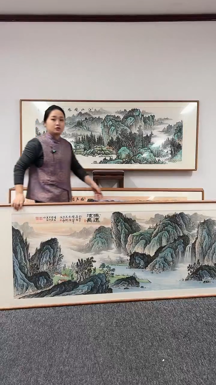 【闪购商品】国画源远流长210*80陈万语